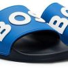 Hugo Boss Kirk Slides blau Herren-Sandalen