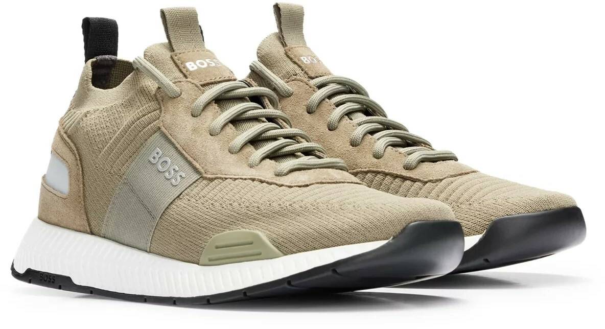 Sneakers Hugo Boss Sock Trainers with REPREVE® uppersbeige