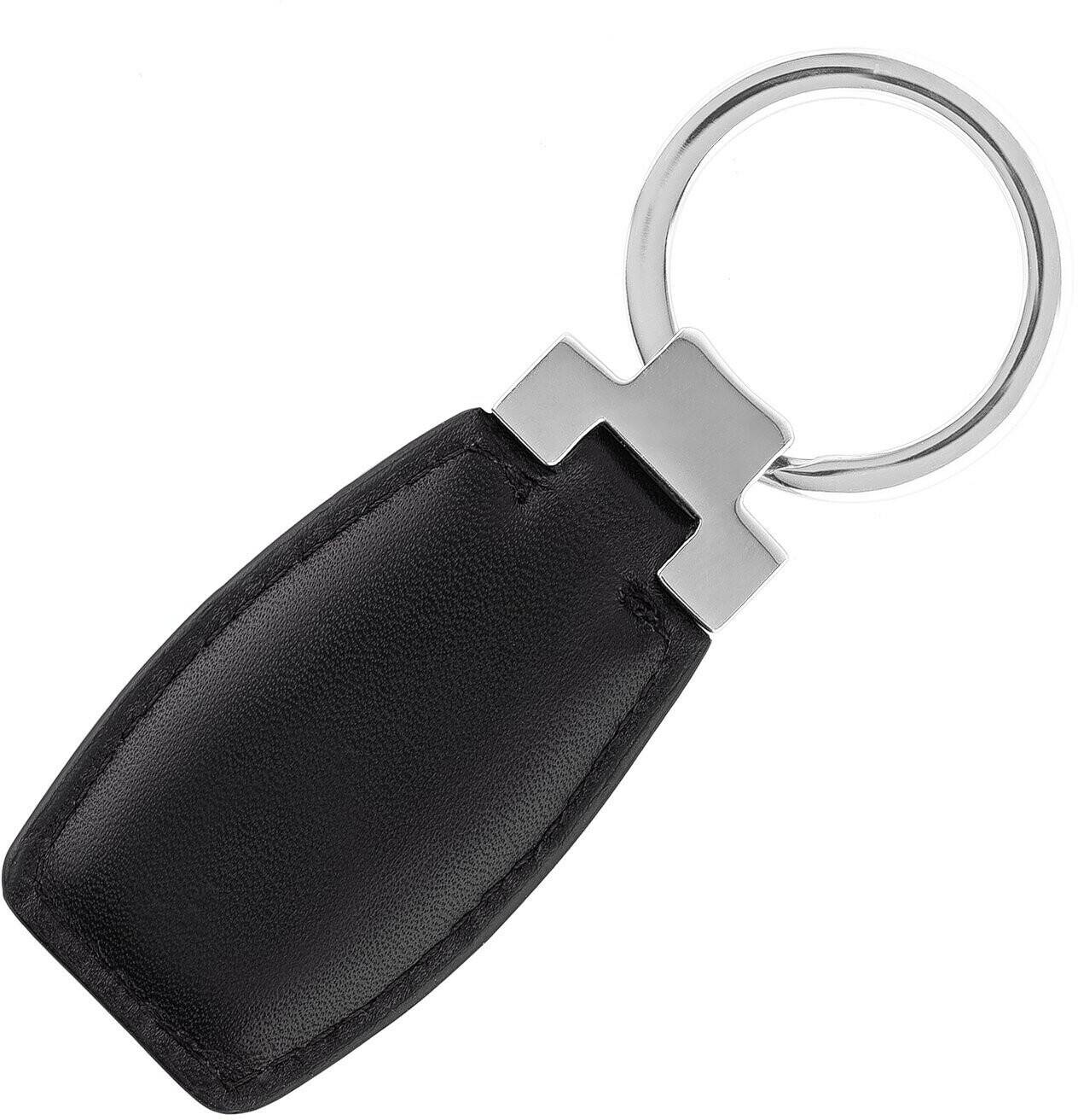 Schlüsselanhänger Hugo Boss Leather key ring with logo-engraved hardware